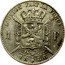 Belgium 1 Franc Leopold II 1886 KM# 28.2 L' UNION FAIT LA FORCE 1 F 18 86 coin reverse