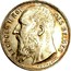 Belgium 1 Franc 1909 KM# 56.1 Decimal Coinage LEOPOLD II ROI DES BELGES TH VINÇOTTE coin obverse