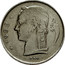 Belgium 1 Franc 1952 KM# 142.2 Decimal Coinage 1952 RAU coin obverse