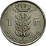 Belgium 1 Franc 1952 KM# 142.2 Decimal Coinage 1 FR BELGIQUE coin reverse