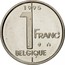 Belgium 1 Franc Albert II 1995 KM# 187 1 FRANC BELGIQUE 1996 coin reverse