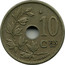 Belgium 10 Centimes 1930 KM# 96 Decimal Coinage 10 CEN A.MICHAUX coin reverse