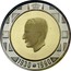 Belgium 10 ECU 60th Birthday of Baudouin I 1990 (qp) Proof KM# 176 1930 - 1990 coin obverse