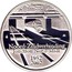 Belgium 10 Euro 50 Years North-South-way in Bruessels ND Proof KM# 233 1952 2002 NOORD-ZUIDVERBINDING JONCTION NORD-MIDI coin reverse