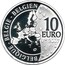 Belgium 10 Euro 50 Years Treaty of Rome 2007 Proof KM# 260 BELGIQUE BELGIE BELGIEN 10 EURO Q P 2007 coin obverse