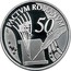 Belgium 10 Euro 50 Years Treaty of Rome 2007 Proof KM# 260 PACTUM ROMANUM LL 50 coin reverse