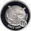 Belgium 10 Euro 75 Years of Tintin 2004 Proof KM# 236 SINCE 1929 75 © HERGÉ ML coin reverse