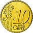 Belgium 10 Euro Cent Albert II - 1st map - 1st type - 1st portrait 2006 Proof KM# 227 10 EURO CENT LL coin reverse