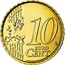 Belgium 10 Euro Cent Albert II - 2nd map - 1st type - 1st portrait 2007 Proof KM# 242 10 EURO CENT LL coin reverse