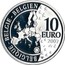 Belgium 10 Euro International Polar Year 2007 Proof KM# 263 BELGIQUE BELGIE BELGIEN 10 EURO 2007 QP coin obverse