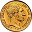 Belgium 10 Francs Leopold I 1849 KM# 18 LEOPOLD PREMIER ROI DES BELGES L.W coin obverse