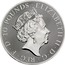 UK 10 Pounds White Lion of Mortimer 2021 Bullion ELIZABETH II D G REG F D 10 POUNDS J.C coin obverse