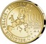 Belgium 100 Euro 175th Anniversary of Belgian Coins 2007 Proof KM# 264 BELGIQUE BELGIE BELGIEN 100 EURO 2007 Q P coin obverse
