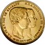 Belgium 100 Francs (Duke of Brabant's Wedding) X# 3.1 L.L. PH. M.V. DUC DE BRABANT M. H. A. DUCHESSE DE BRABANT 21-22 AOUT coin reverse