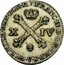 Belgium 14 Liards 1793 (b) KM# 59 Standart Coinage FRANC II D G R IMP S A GER HIER HUN BOH R X IV coin obverse