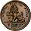 Belgium 2 Centimes 1833 KM# 4.1 Decimal Coinage L'UNION FAIT LA FORCE CONSTITUTION BELGE 1831 * 2 CENT.S BRAEMT F. coin reverse