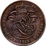 Belgium 2 Centimes Leopold I 1863 KM# 4.2 LEOPOLD PREMIER ROI DES BELGES 1864 coin obverse