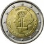 Belgium 2 Euro (75th Anniversary of Queen Elizabeth Music Competition) KM# 317 1937 - 2012 EE BE QUEEN ELIZABETH COMPETITION coin obverse