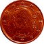 Belgium 2 Euro Cent Albert II - 2nd type - 2nd portrait 2012 KM# 275 A II BE 2009 coin obverse