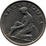 Belgium 2 Francs 1923 KM# 91.2 Decimal Coinage BELGIQUE BONNETAIN coin obverse