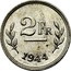 Belgium 2 Francs 1944 KM# 133a Decimal Coinage 2 FR 1944 coin reverse