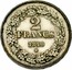 Belgium 2 Francs KM# 9.1 Decimal Coinage 2 FRANCS 1840 coin reverse