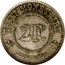 Belgium 2 Francs Leopold I 1859  ESSAI MONETAIRE 2FS. TITRE 0,850 coin reverse