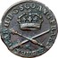 UK 2 Pence Charles II 1677 KM# 114 CAR II D G SCO ANG FRA ET HIB REX coin obverse