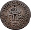 UK 2 Pence Charles I ND KM# 65 CAR D G SCOT ANG FR ET HIB R coin obverse