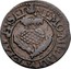 UK 2 Pence Charles I ND KM# 65 NEMO ME IMPVNE LACESSIT coin reverse