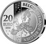 Belgium 20 Euro 20 Years Historical city center Bruges world heritage 2020 BELGIE BELGIQUE BELGIEN 20 EURO 2020 coin reverse