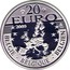Belgium 20 Euro Canonization of Father Damien 2009 Proof KM# 287 20 EURO 2009 LL BELGIE BELGIQUE BELGIEN Q P coin obverse