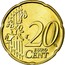 Belgium 20 Euro Cent Albert II - 1st map - 1st type - 1st portrait 2002 KM# 228 20 EURO CENT LL coin reverse
