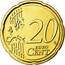 Belgium 20 Euro Cent (Albert II) KM# 299 20 LL EURO CENT coin reverse