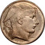 Belgium 20 Francs 1955 KM# 140.1 Decimal Coinage 19 50 RAU coin obverse
