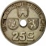Belgium 25 Centimes 1939 KM# 114.2 Decimal Coinage BELGIQUE BELGIE 25C O.JESPERS coin obverse