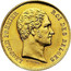Belgium 25 Francs Leopold I 1849 KM# 13.1 LEOPOLD PREMIER ROI DES BELGES L. WIENER coin obverse