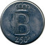 Belgium 250 Francs (25 years Reign of King Baudouin) KM# 157.1 B 250F coin reverse