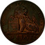 Belgium 5 Centimes 1852 KM# 5.2 Decimal Coinage L'UNION FAIT LA FORCE CONSTITUTION BELGE 1831 5 CENTS BRAEMT F. coin reverse
