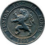 Belgium 5 Centimes 1894 KM# 40 Decimal Coinage L'UNION FAIT LA FORCE 1894 coin obverse
