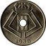 Belgium 5 Centimes 1938 KM# 110.1 Decimal Coinage 1938 coin reverse