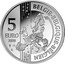 Belgium 5 Euro 185th Anniversary of the First Train Line on European Mainland 2020 ☤ BELGIE BELGIQUE BELGIEN 5 EURO 2020 coin reverse