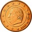 Belgium 5 Euro Cent Albert II - 1st type - 1st portrait 2007 Proof KM# 226 A II 2007 coin obverse