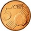 Belgium 5 Euro Cent Albert II - 1st type - 1st portrait 2007 Proof KM# 226 5 EURO CENT LL coin reverse