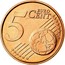 Belgium 5 Euro Cent (Albert II - 2nd type - 1st portrait) KM# 297 5 EURO CENT LL coin reverse