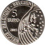 Belgium 5 Euro Mons European Capital of Culture 2015 BU KM# 353 BELGIE BELGIQUE BELGIEN 5 EURO Q P 2015 coin obverse