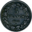 Belgium 5 Francs Leopold I 1848 KM# 3.2 5 FRANCS 1848 coin reverse