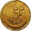 Belgium 5 Francs 1986 KM# 163 Decimal Coinage 5F BELGIQUE 1986 coin reverse