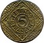 Belgium 5 Francs Ghent - WW1 German Occupation 1917 KM# Tn6 UIT BETAALBAAR JANUARI.1920 FRANCS 5 FRANKEN 1917 REMBOURSABLE JANVIER.1920 coin reverse