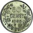 Belgium 50 Centimes Leopold II 1909 KM# 60.1 50 CENTS 1909 coin reverse